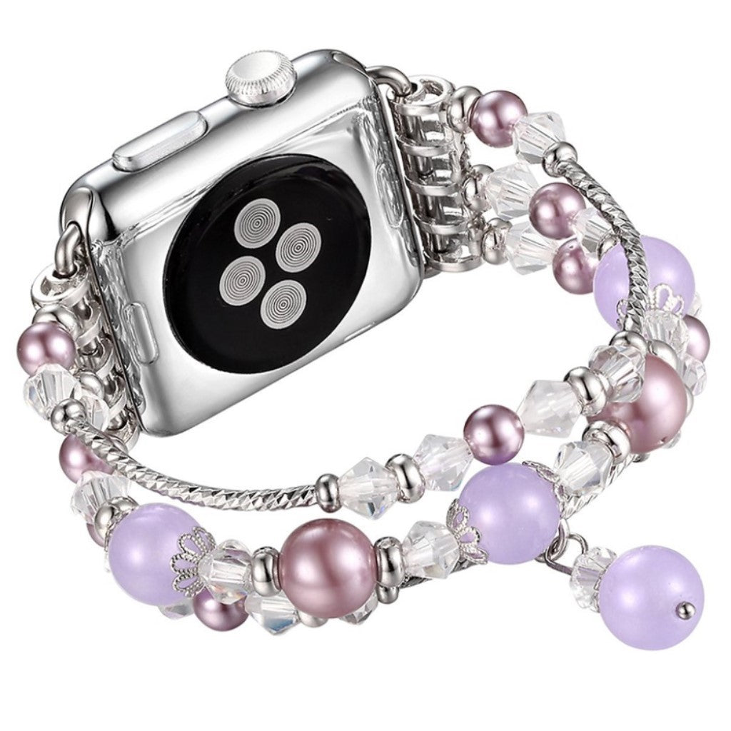 Mega fantastisk Apple Watch Series 1-3 42mm Rhinsten Rem - Flerfarvet#serie_2
