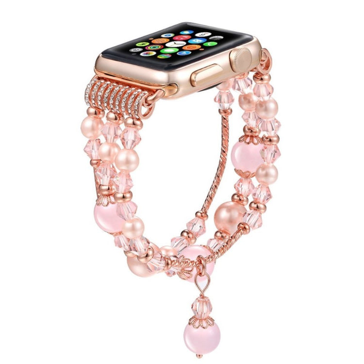 Mega fantastisk Apple Watch Series 1-3 42mm Rhinsten Rem - Pink#serie_4