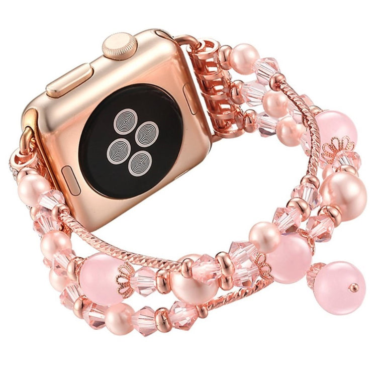 Mega fantastisk Apple Watch Series 1-3 42mm Rhinsten Rem - Pink#serie_4