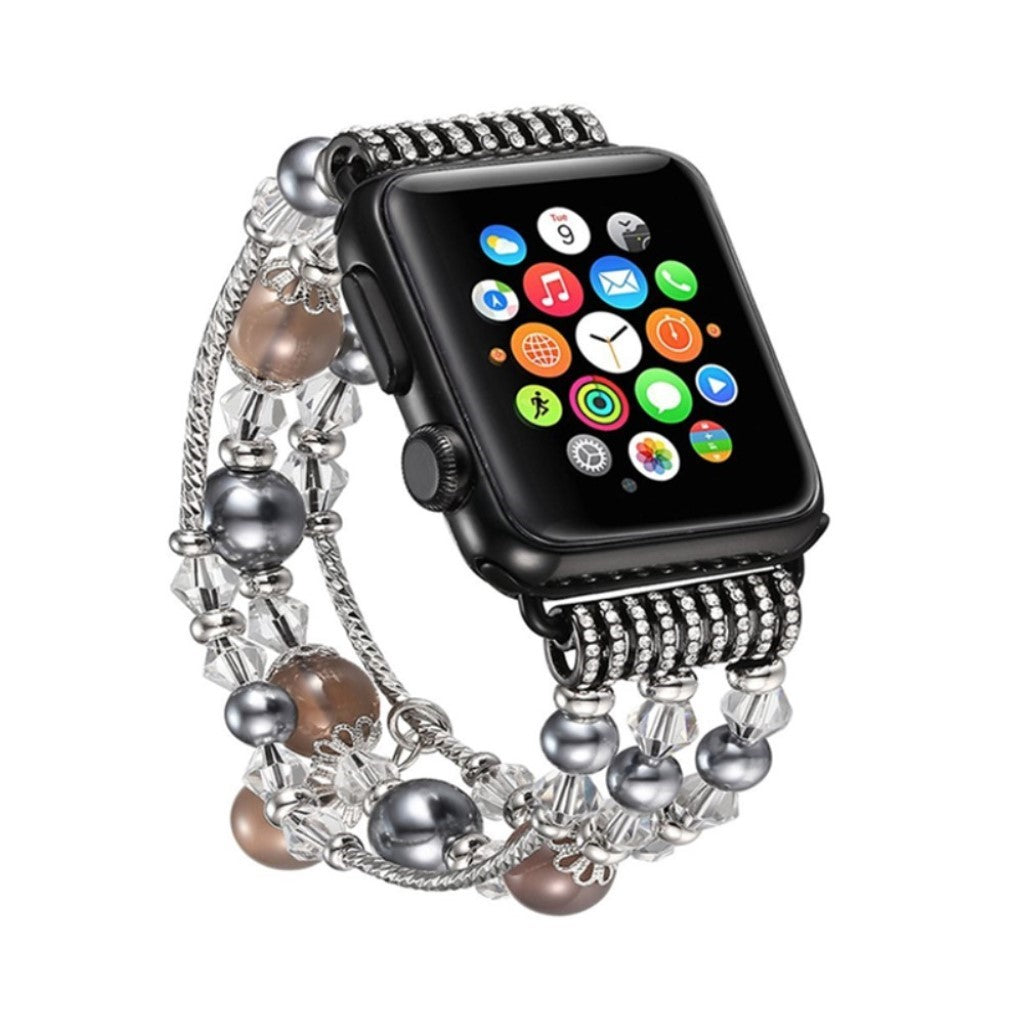 Mega fantastisk Apple Watch Series 1-3 42mm Rhinsten Rem - Brun#serie_5