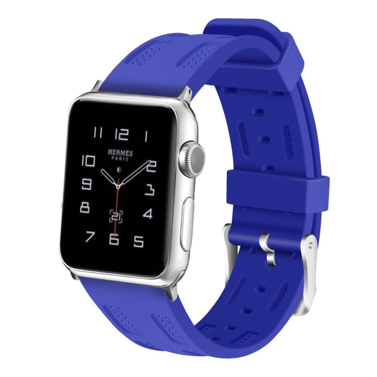 Meget sejt Apple Watch Series 1-3 42mm Silikone Rem - Blå#serie_1