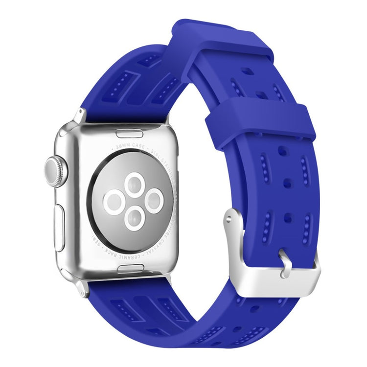 Meget sejt Apple Watch Series 1-3 42mm Silikone Rem - Blå#serie_1