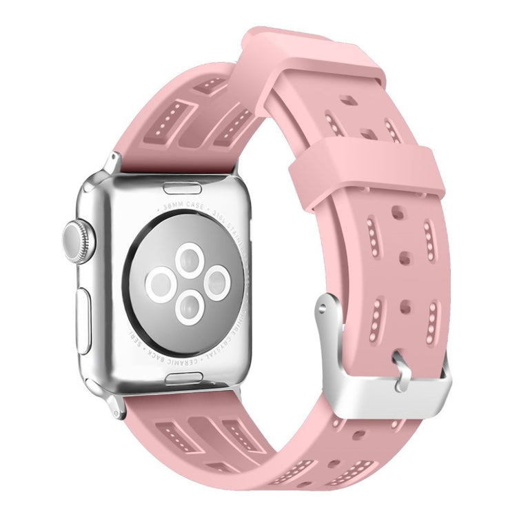 Meget sejt Apple Watch Series 1-3 42mm Silikone Rem - Pink#serie_4