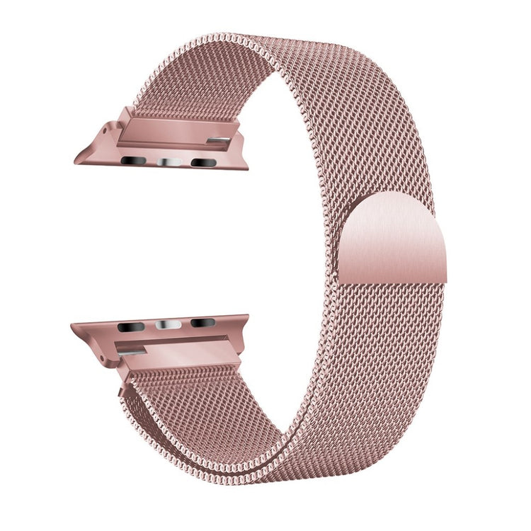 Komfortabel Apple Watch Series 1-3 38mm Metal Rem - Pink#serie_2