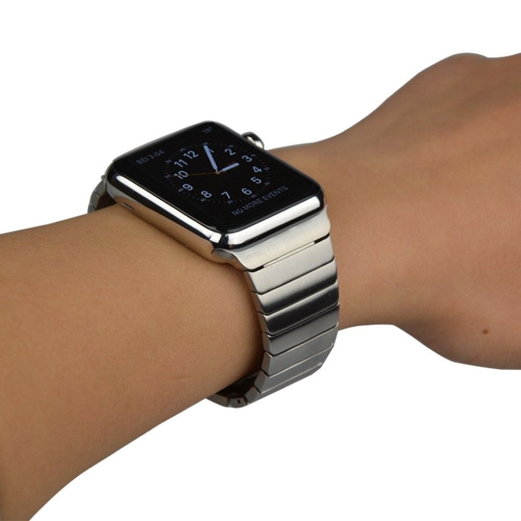 Cool Apple Watch Series 4 40mm Metal Rem - Sølv#serie_4