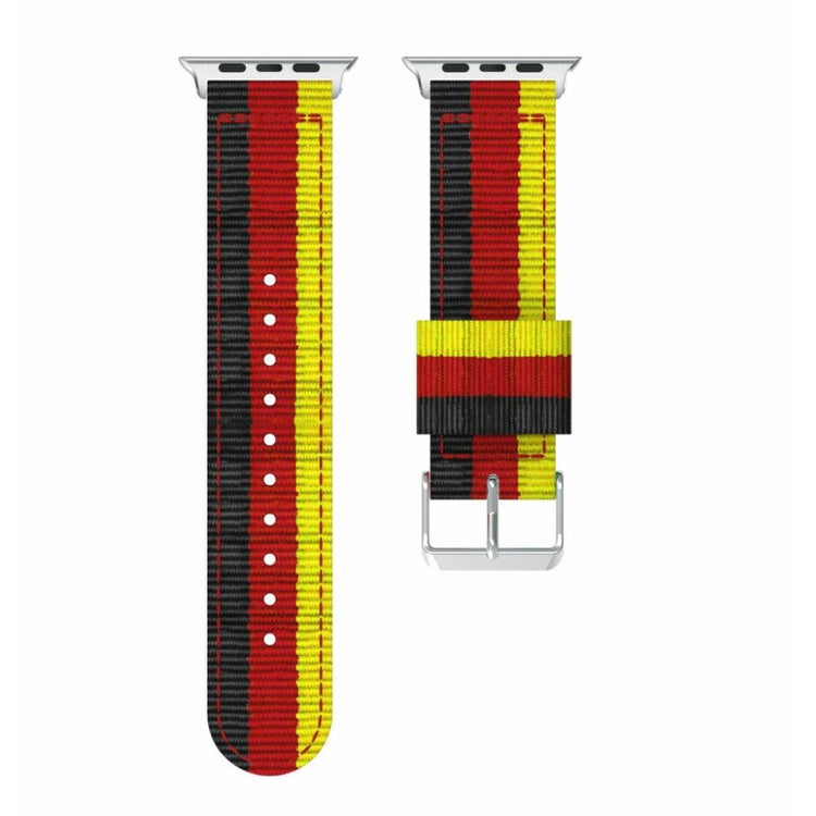 Mega holdbart Apple Watch Series 4 40mm Nylon Rem - Flerfarvet#serie_1