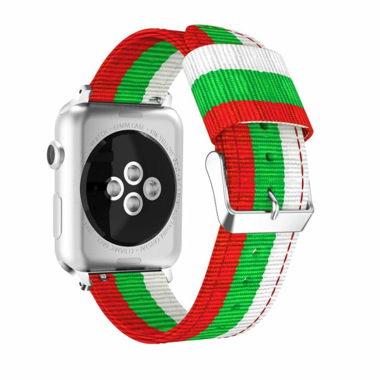Mega holdbart Apple Watch Series 4 40mm Nylon Rem - Flerfarvet#serie_4