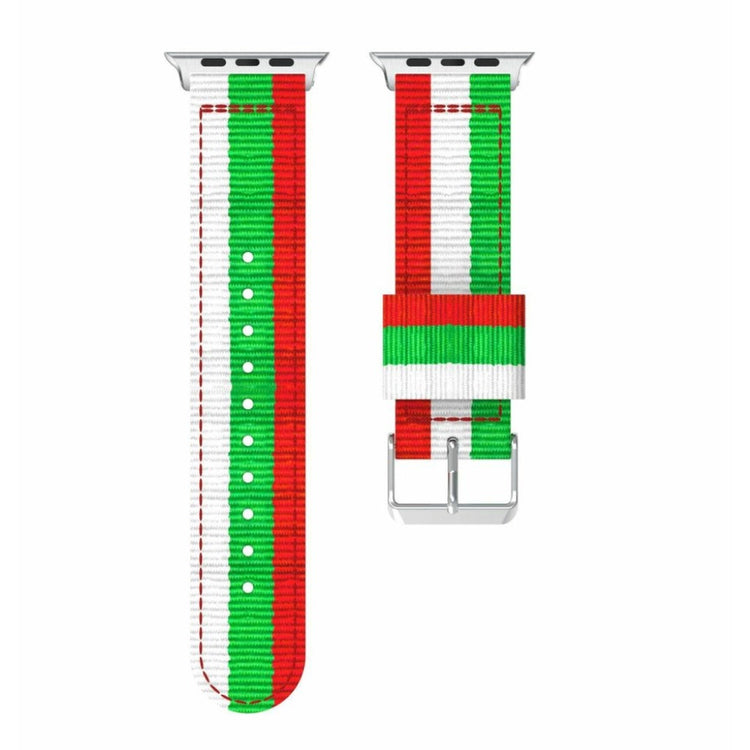 Mega holdbart Apple Watch Series 4 40mm Nylon Rem - Flerfarvet#serie_4