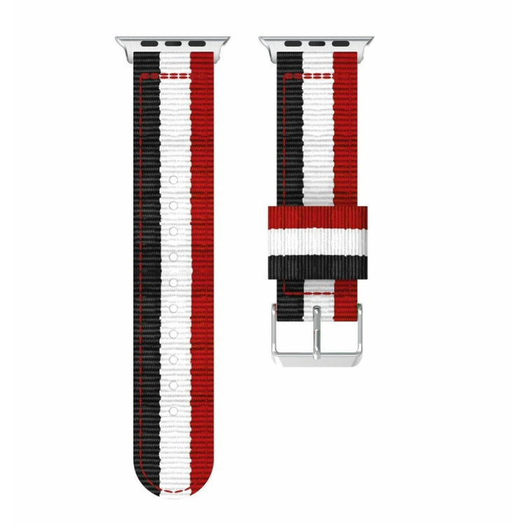 Mega holdbart Apple Watch Series 4 40mm Nylon Rem - Flerfarvet#serie_6