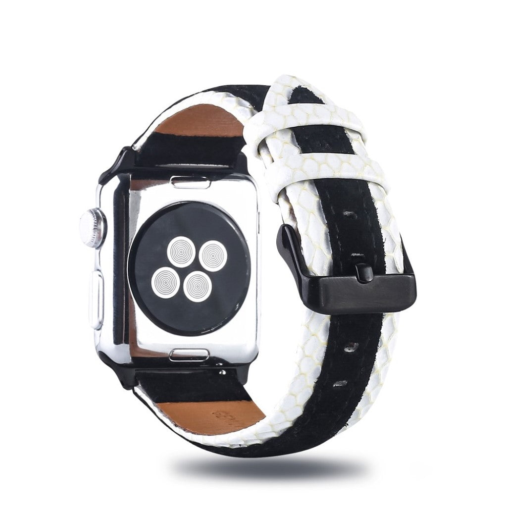 Super flot Apple Watch Series 4 40mm Ægte læder Rem - Flerfarvet#serie_3