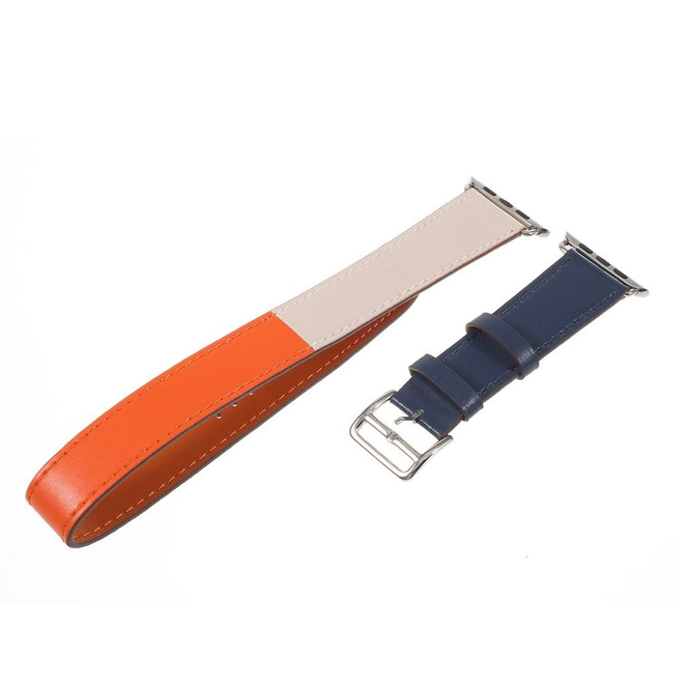 Mega skøn Apple Watch Series 4 40mm Ægte læder Rem - Orange#serie_2