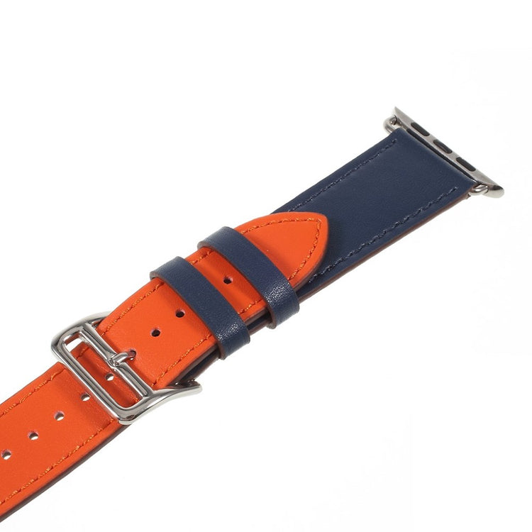 Mega skøn Apple Watch Series 4 40mm Ægte læder Rem - Orange#serie_2