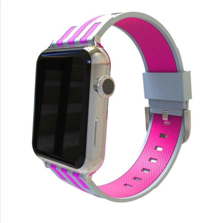 Solid Apple Watch Series 4 40mm Silikone Rem - Flerfarvet#serie_4