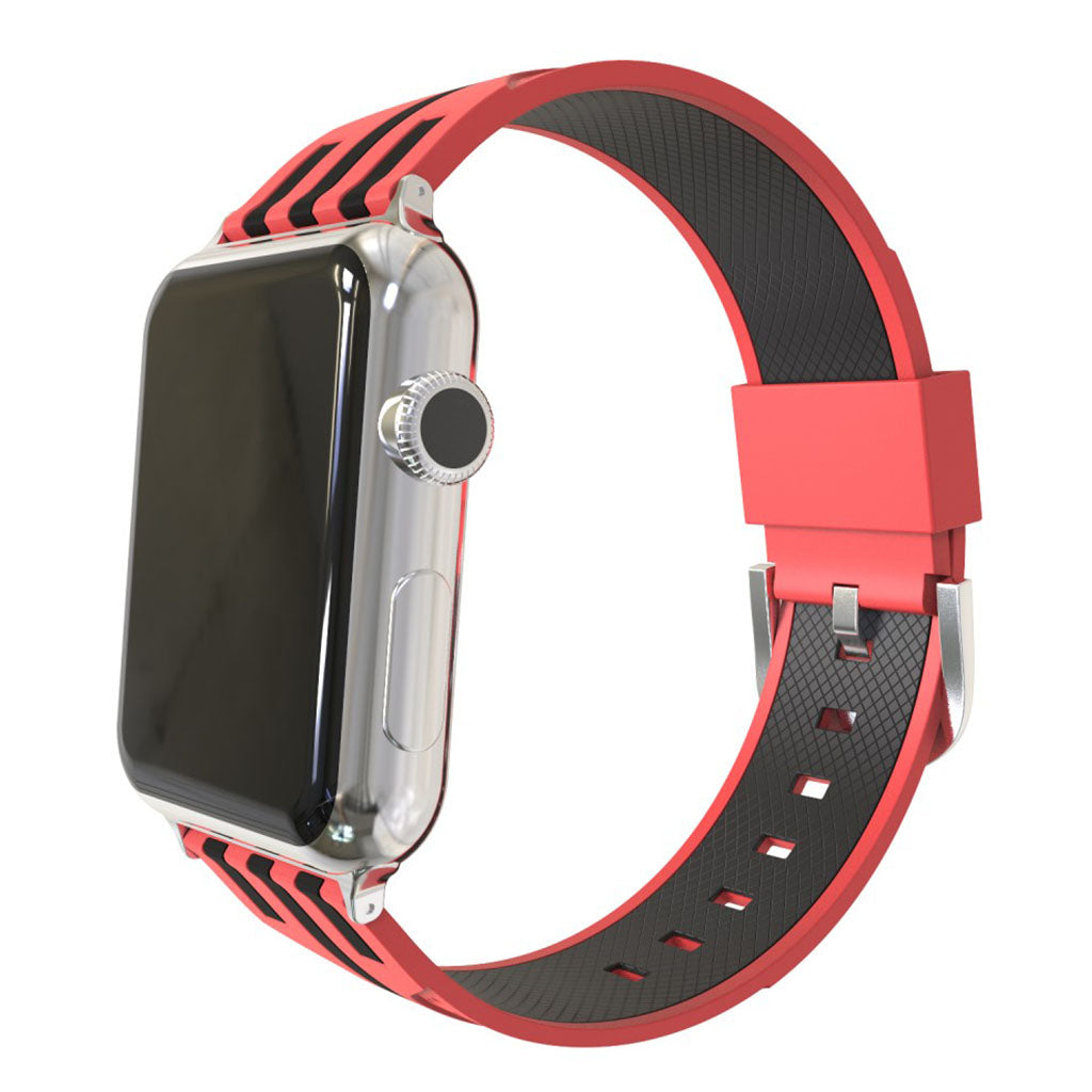 Solid Apple Watch Series 4 40mm Silikone Rem - Flerfarvet#serie_5
