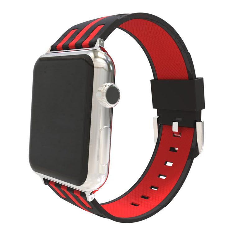 Solid Apple Watch Series 4 40mm Silikone Rem - Flerfarvet#serie_6