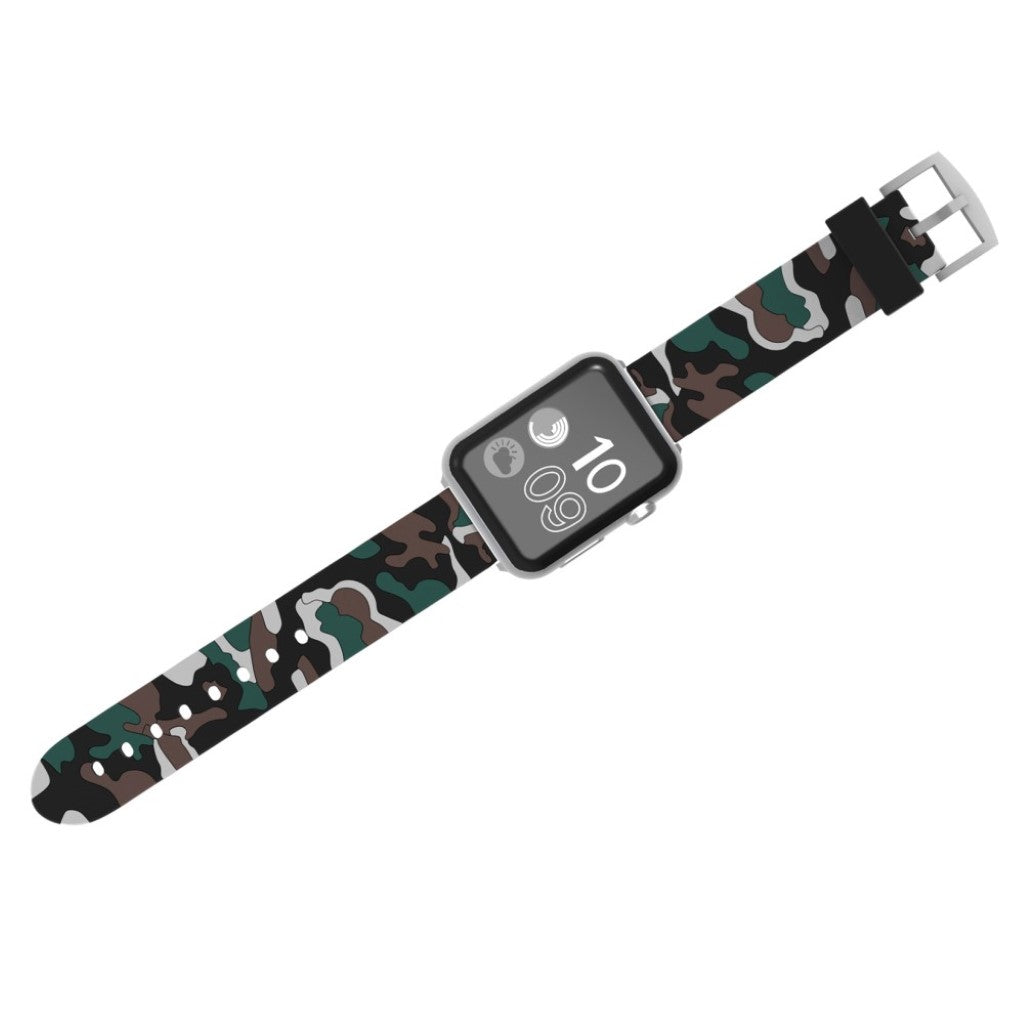 Rigtigt fint Apple Watch Series 4 40mm Silikone Rem - Sølv#serie_1
