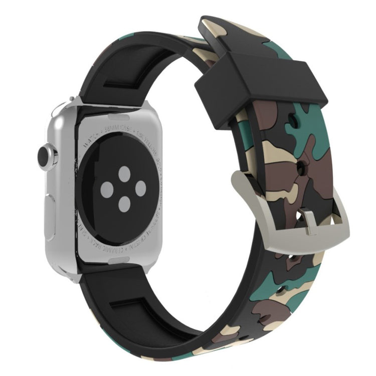 Rigtigt fint Apple Watch Series 4 40mm Silikone Rem - Beige#serie_2