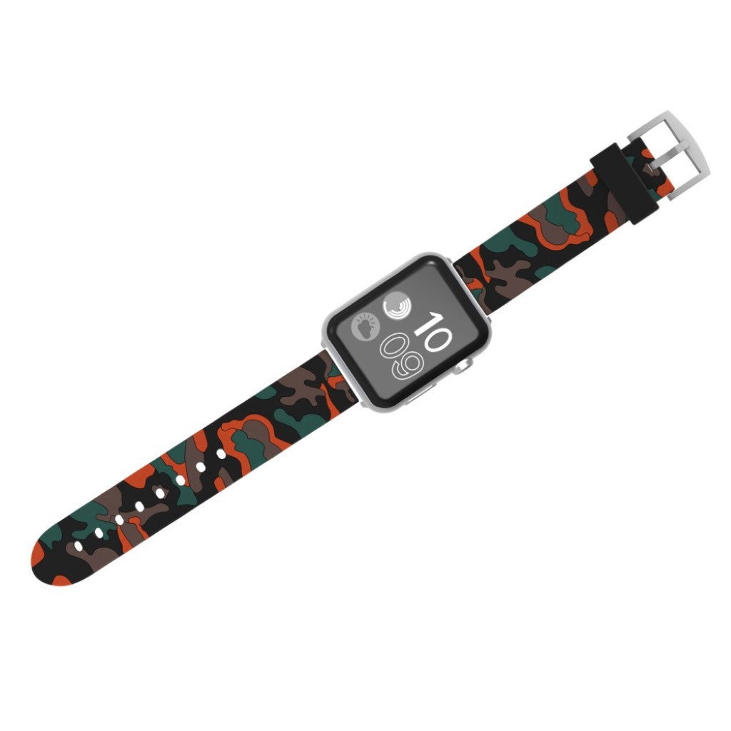Rigtigt fint Apple Watch Series 4 40mm Silikone Rem - Orange#serie_4