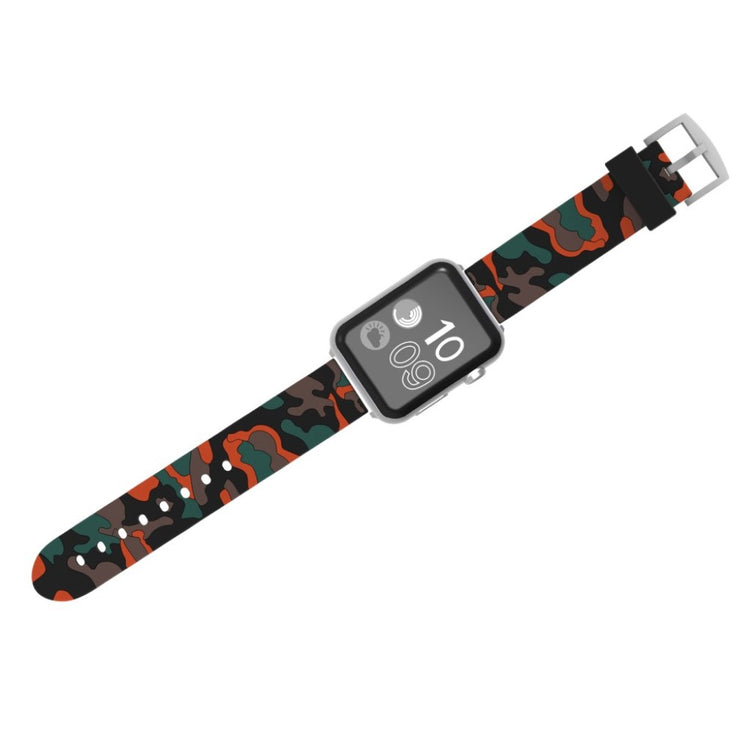 Rigtigt fint Apple Watch Series 4 40mm Silikone Rem - Orange#serie_4