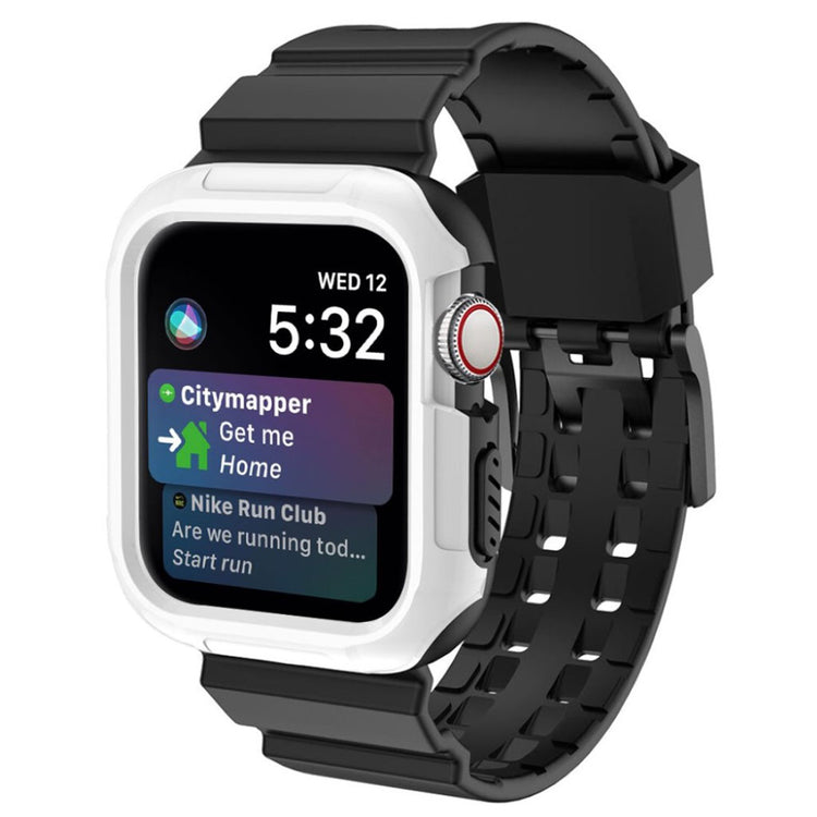 Helt vildt nydelig Apple Watch Series 4 40mm Silikone Rem - Hvid#serie_2