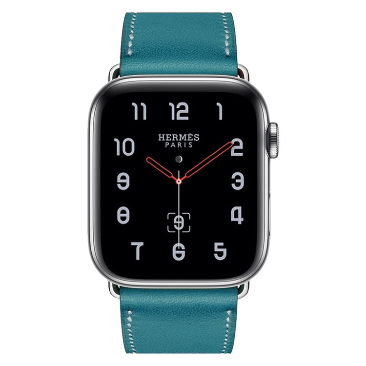 Vildt fantastisk Apple Watch Series 4 40mm Ægte læder Rem - Blå#serie_4