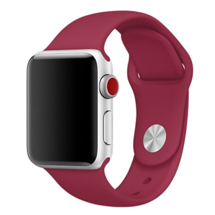 Vildt sejt Apple Watch Series 4 40mm Silikone Rem - Rød#serie_11