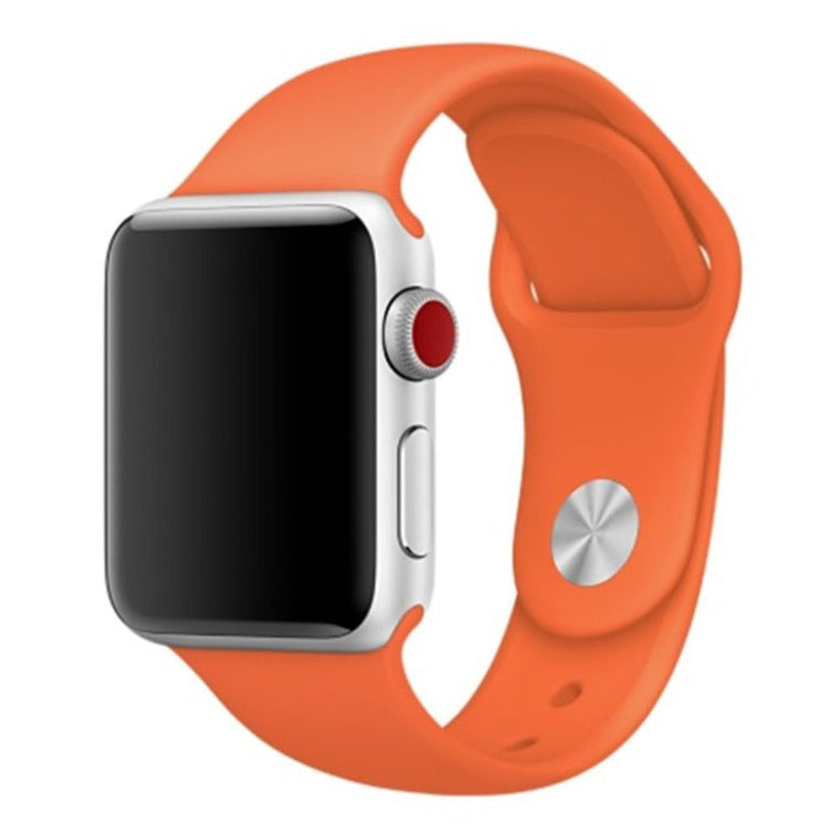 Vildt sejt Apple Watch Series 4 40mm Silikone Rem - Orange#serie_12