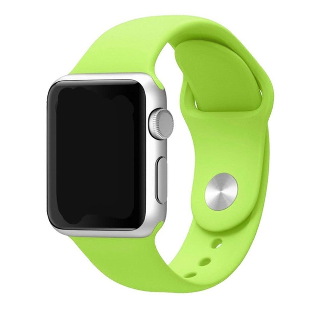 Vildt sejt Apple Watch Series 4 40mm Silikone Rem - Grøn#serie_14