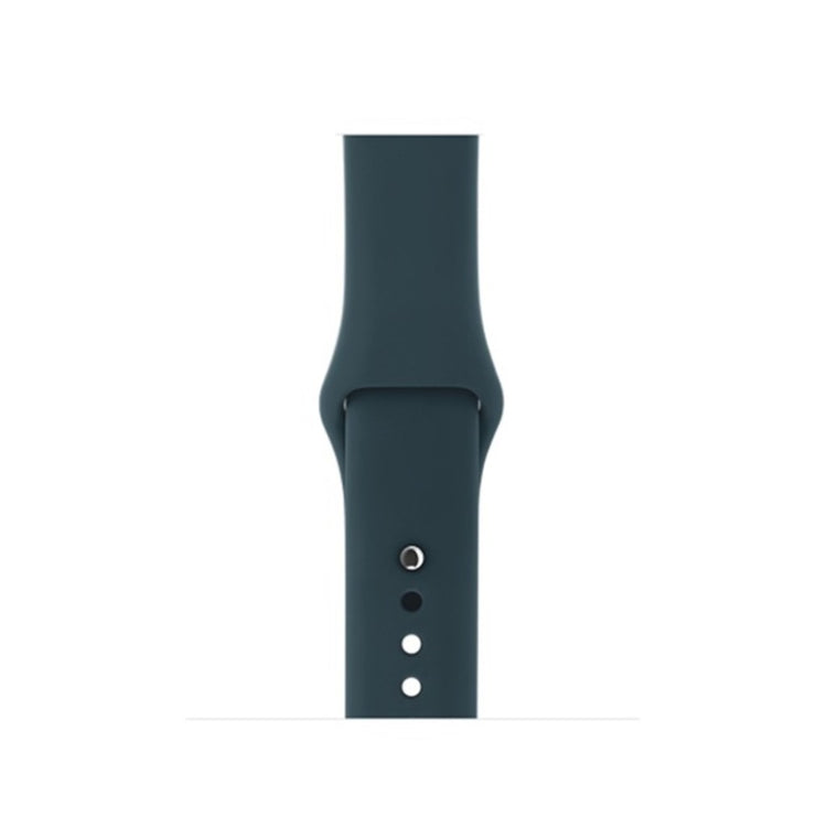 Vildt sejt Apple Watch Series 4 40mm Silikone Rem - Grøn#serie_16