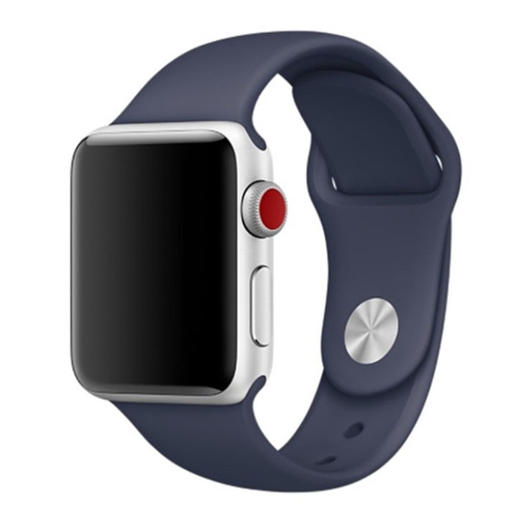 Vildt sejt Apple Watch Series 4 40mm Silikone Rem - Blå#serie_18
