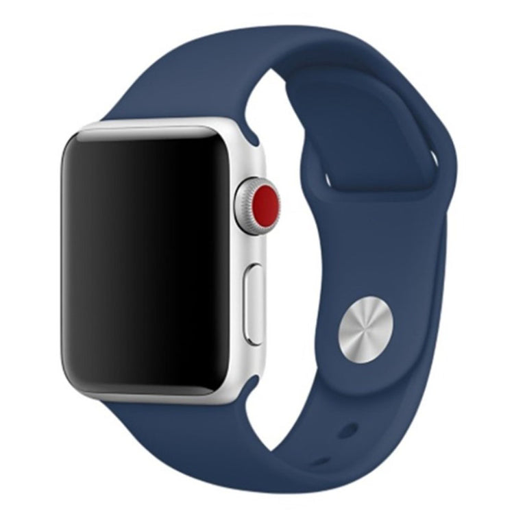 Vildt sejt Apple Watch Series 4 40mm Silikone Rem - Blå#serie_20