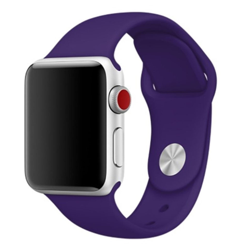 Vildt sejt Apple Watch Series 4 40mm Silikone Rem - Lilla#serie_23