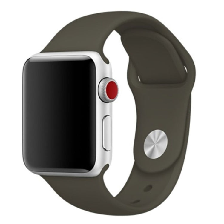 Vildt sejt Apple Watch Series 4 40mm Silikone Rem - Sølv#serie_24