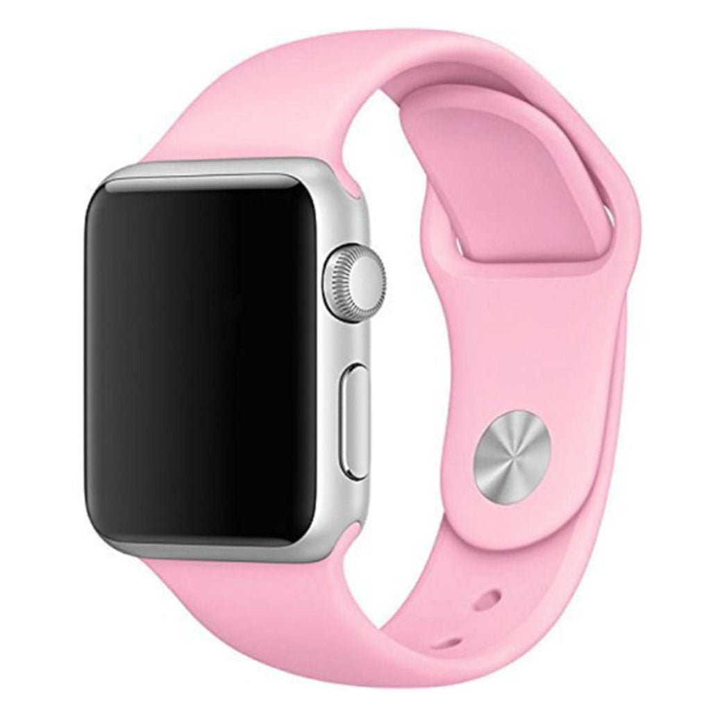 Vildt sejt Apple Watch Series 4 40mm Silikone Rem - Pink#serie_8