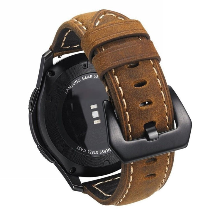 Mega nydelig Apple Watch Series 4 40mm Ægte læder Rem - Brun#serie_3