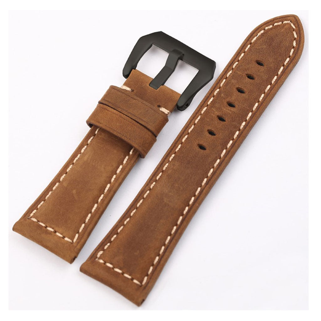 Mega nydelig Apple Watch Series 4 40mm Ægte læder Rem - Brun#serie_3