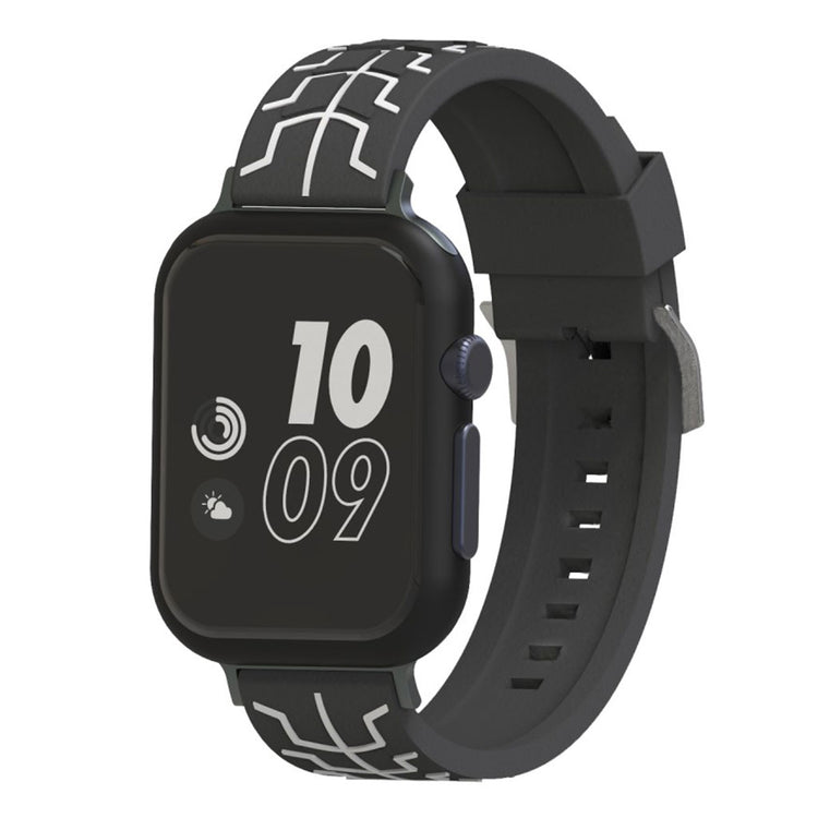 Vildt fint Apple Watch Series 4 40mm Silikone Rem - Sort#serie_1
