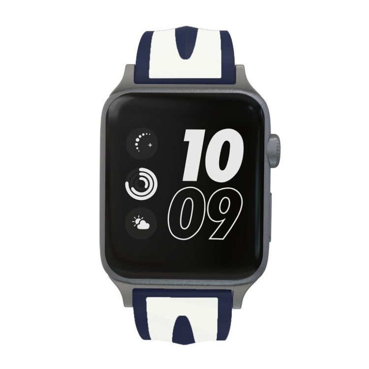 Rigtigt kønt Apple Watch Series 4 40mm Silikone Rem - Blå#serie_1