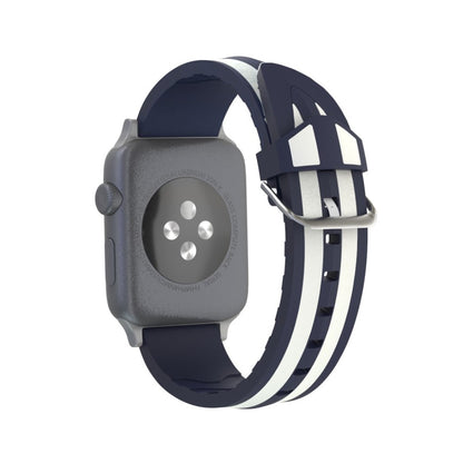 Rigtigt kønt Apple Watch Series 4 40mm Silikone Rem - Blå#serie_1