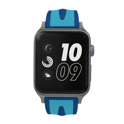Rigtigt kønt Apple Watch Series 4 40mm Silikone Rem - Blå#serie_6