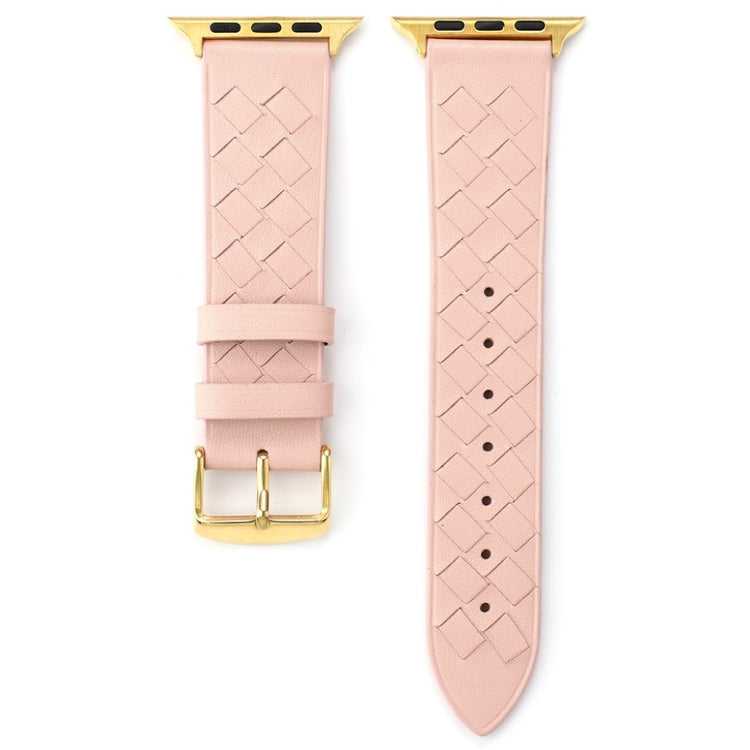 Helt vildt hårdfør Apple Watch Series 4 40mm Ægte læder Rem - Pink#serie_3