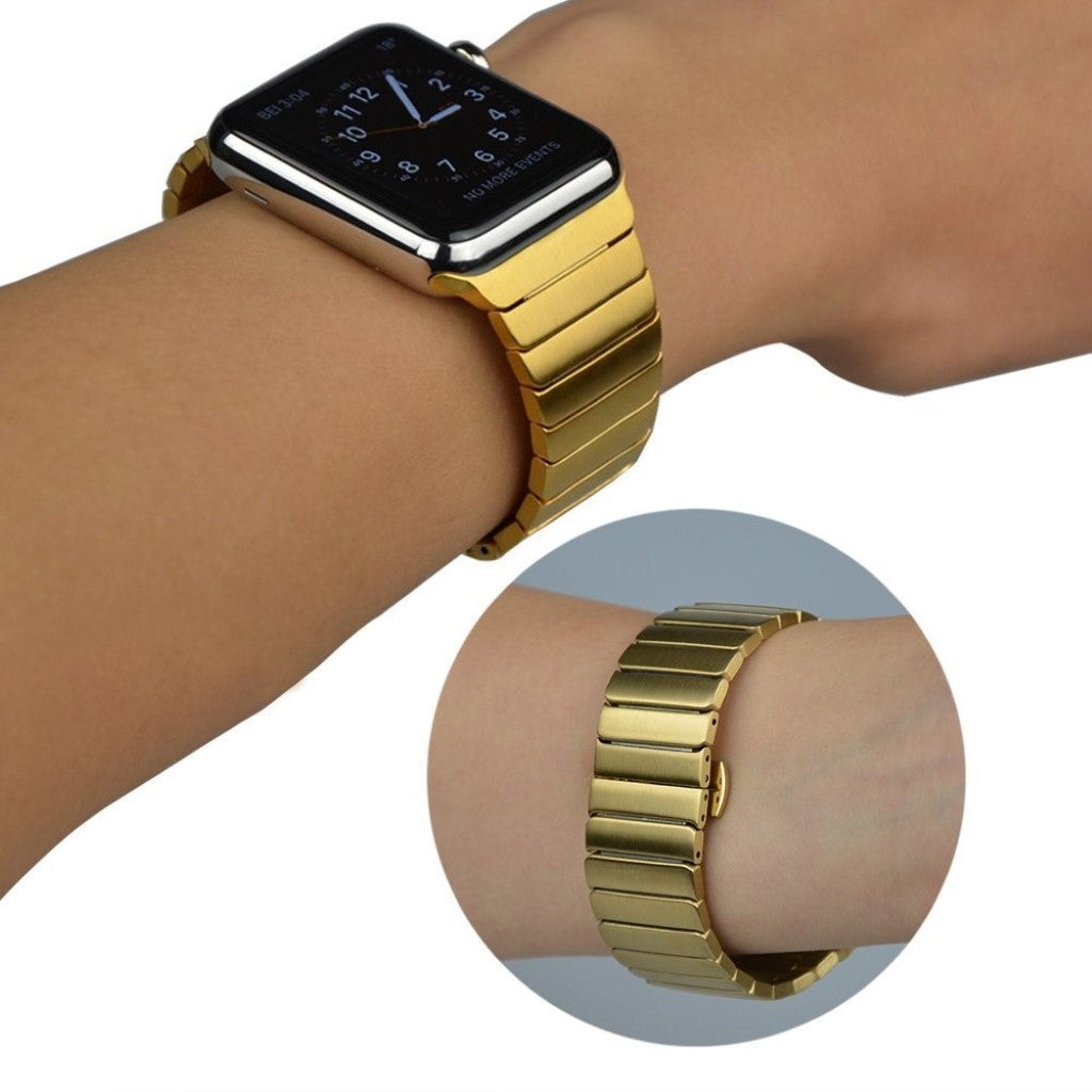 Mega smuk Apple Watch Series 4 44mm Metal Rem - Guld#serie_1