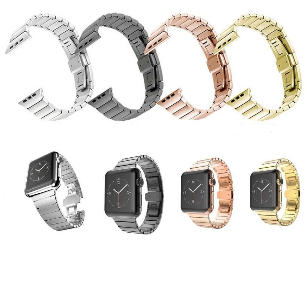 Mega smuk Apple Watch Series 4 44mm Metal Rem - Flerfarvet#serie_2