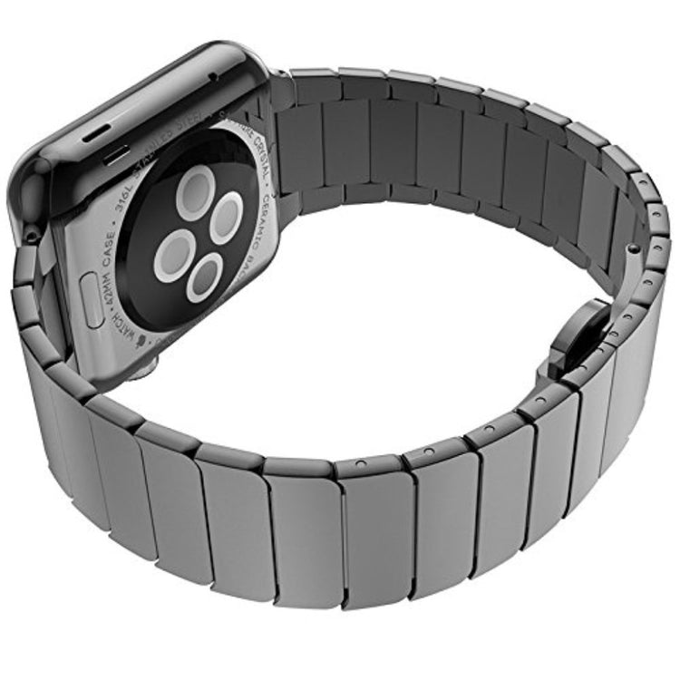 Mega smuk Apple Watch Series 4 44mm Metal Rem - Sort#serie_3