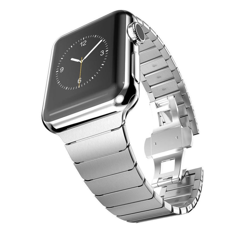 Mega smuk Apple Watch Series 4 44mm Metal Rem - Sølv#serie_4