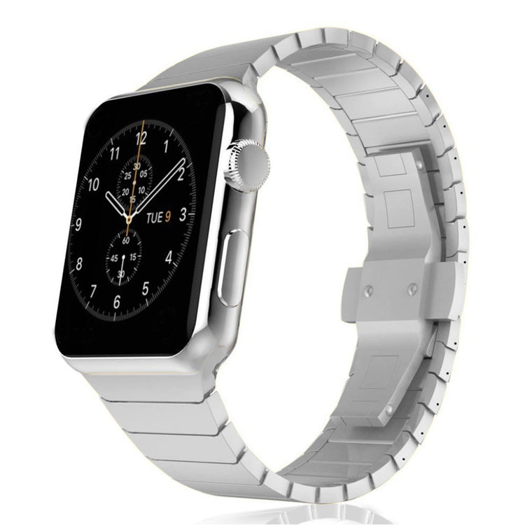 Mega smuk Apple Watch Series 4 44mm Metal Rem - Sølv#serie_4
