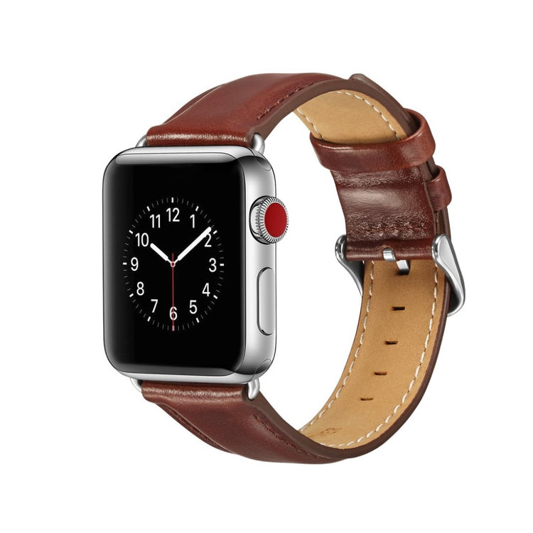 Super smuk Apple Watch Series 4 44mm Ægte læder Rem - Flerfarvet#serie_1