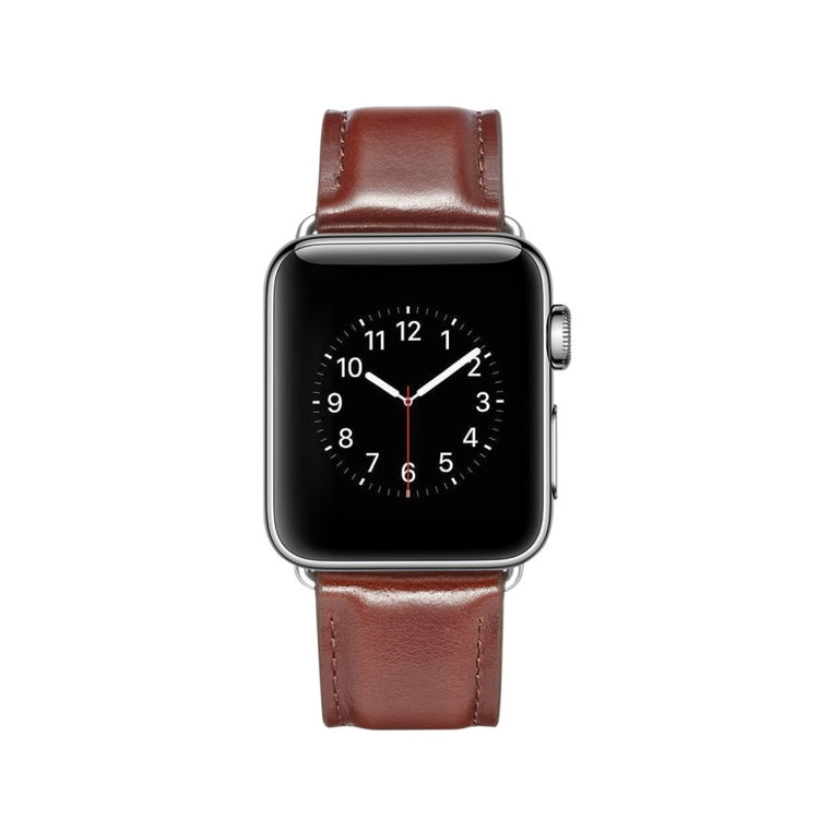 Super smuk Apple Watch Series 4 44mm Ægte læder Rem - Flerfarvet#serie_1