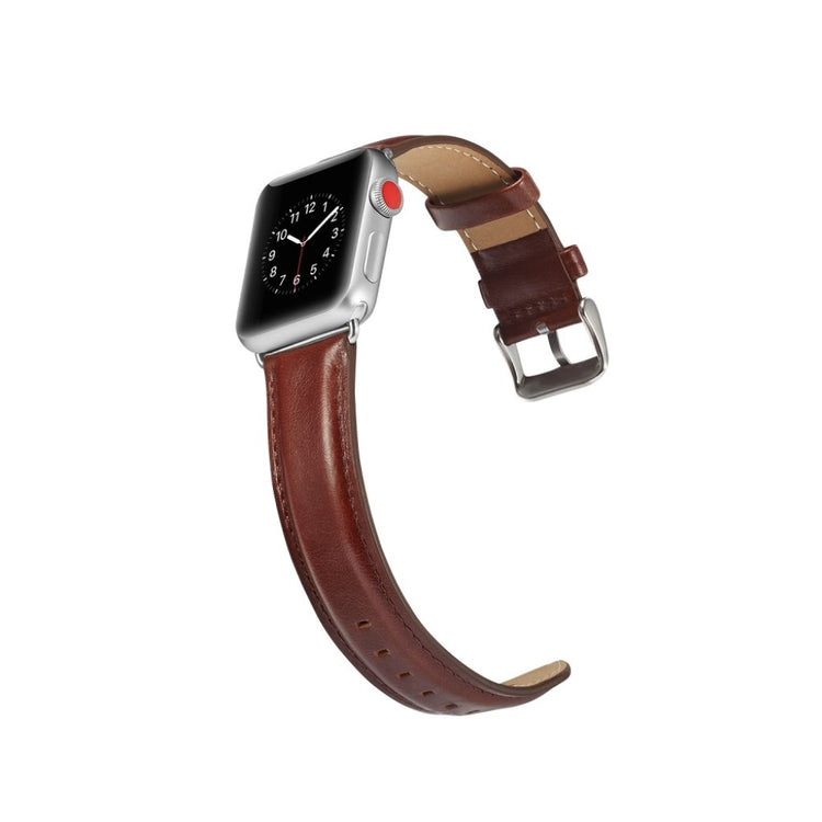 Super smuk Apple Watch Series 4 44mm Ægte læder Rem - Flerfarvet#serie_1