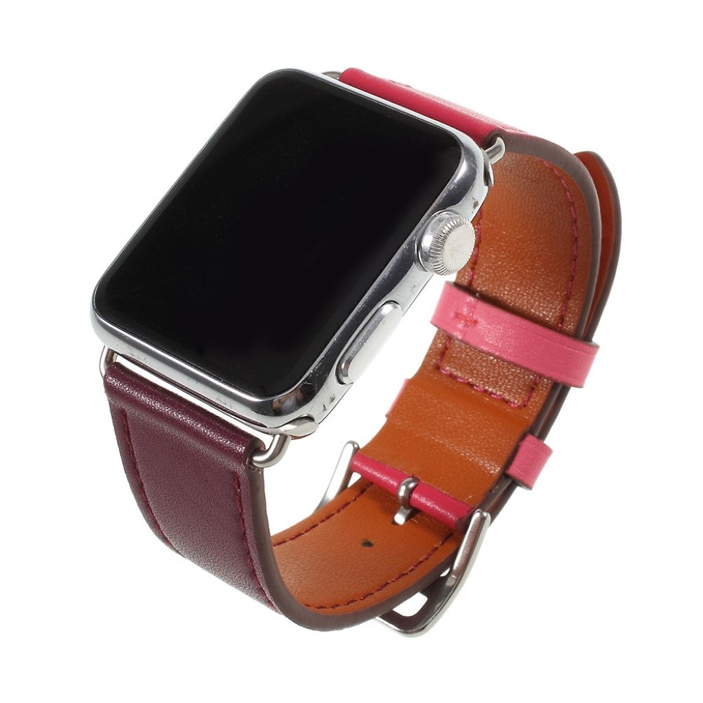 Eminent Apple Watch Series 4 44mm Ægte læder Rem - Flerfarvet#serie_2